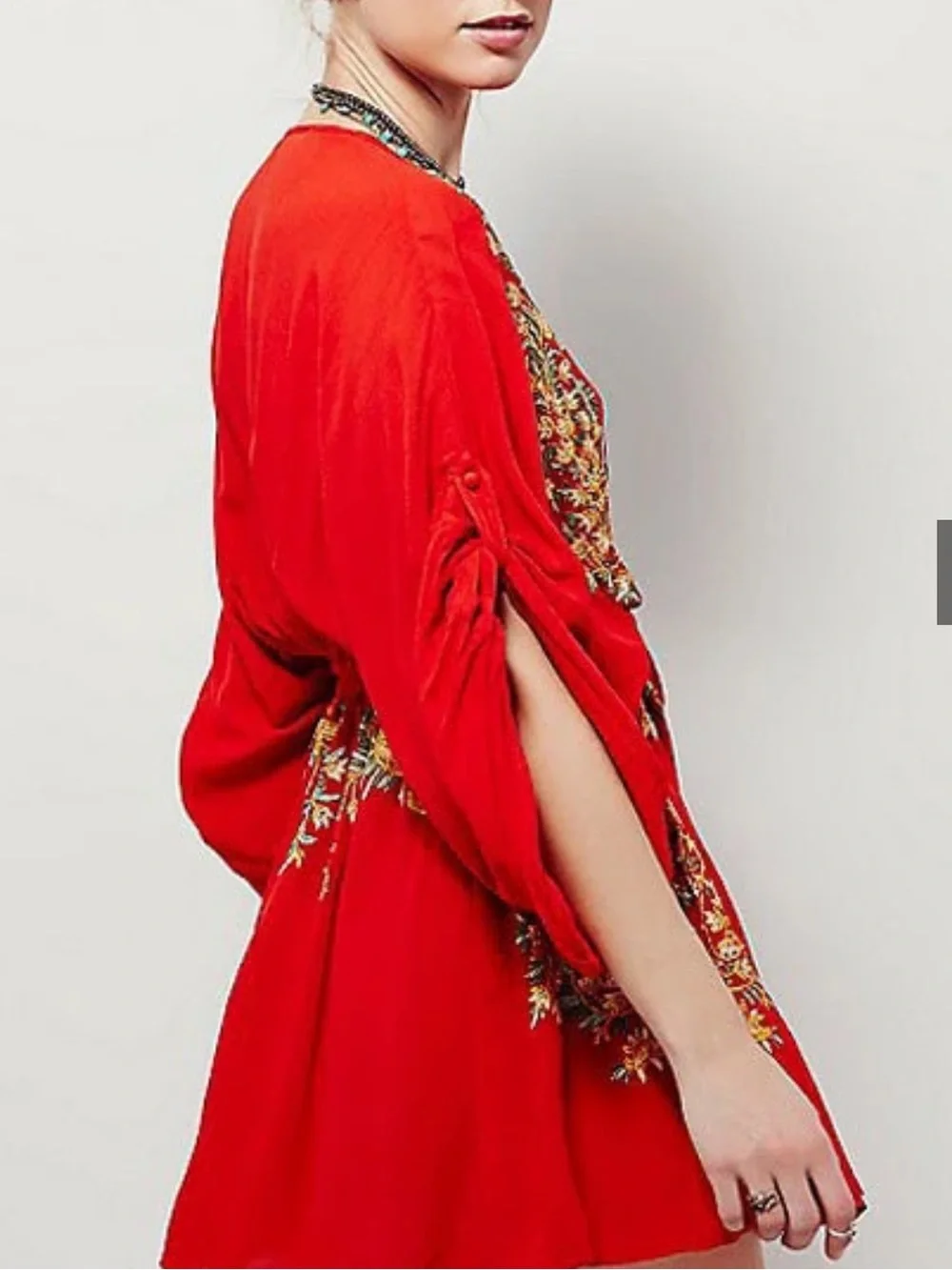 Free People PRETTY PINEAPPLE DRESS IN POPPY. Women’s Large